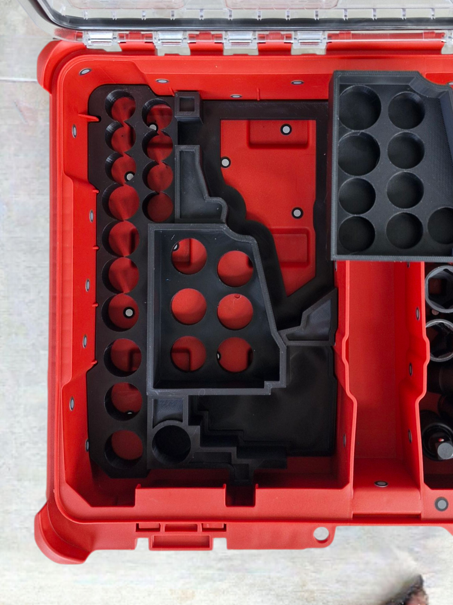 Milwaukee M12 Stubby impact Insert - Organiser for packout 8430