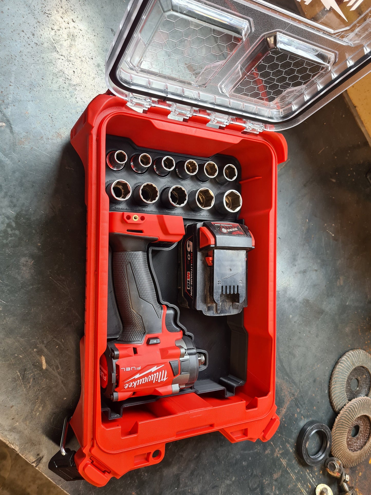 Milwaukee Packout insert for M18 FUEL Stubby Impact