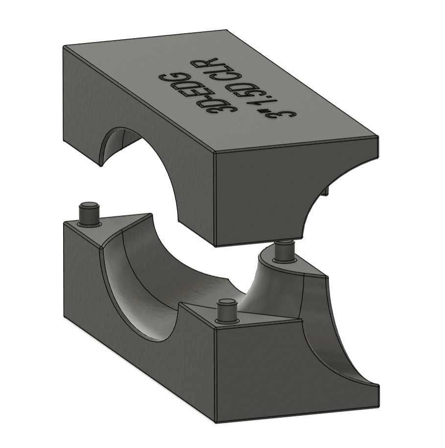 3" Exhaust/intake 45 Degree X Pipe jig (digital file)