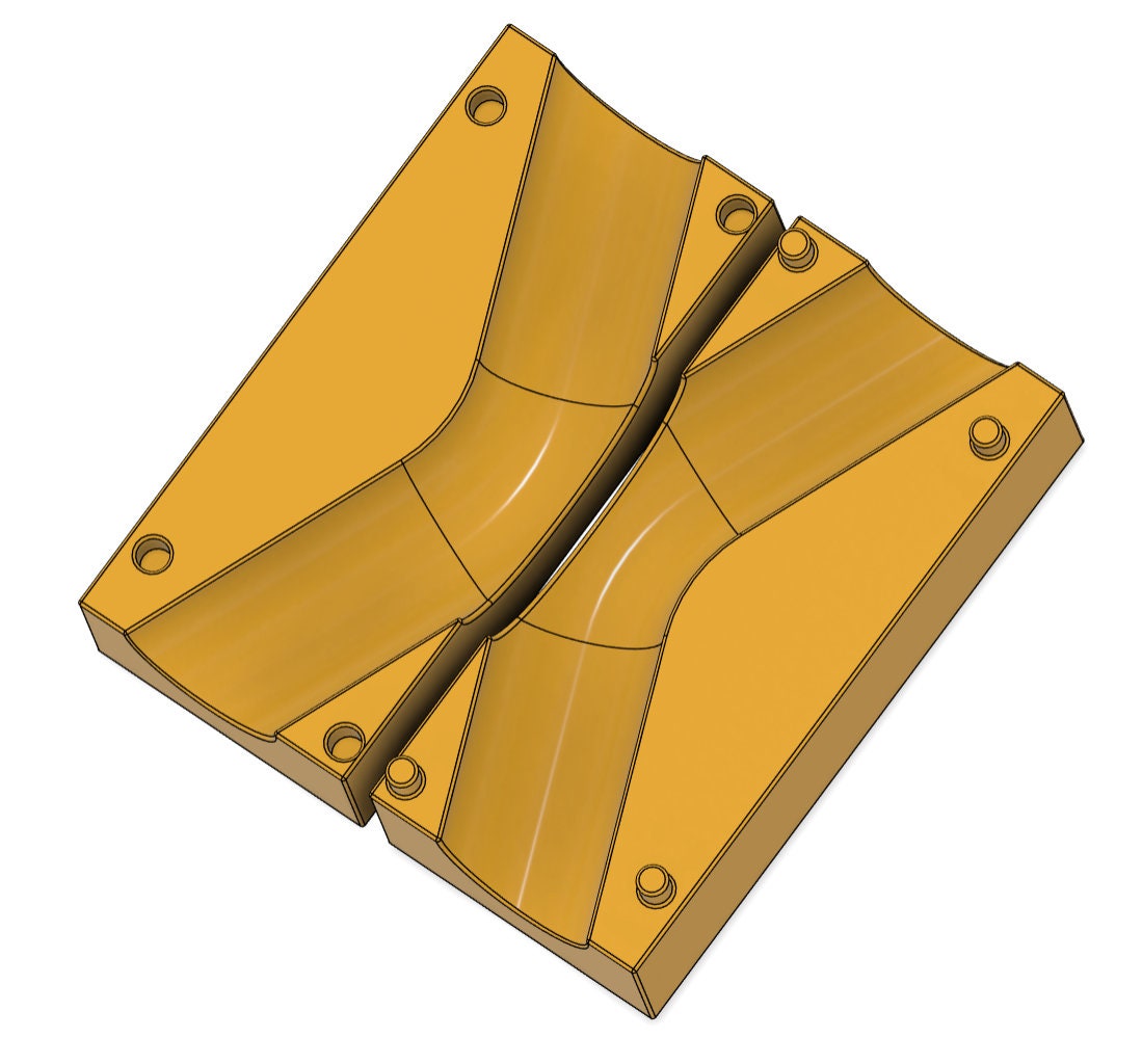 2" Exhaust/intake 45 Degree X Pipe jig (digital file)