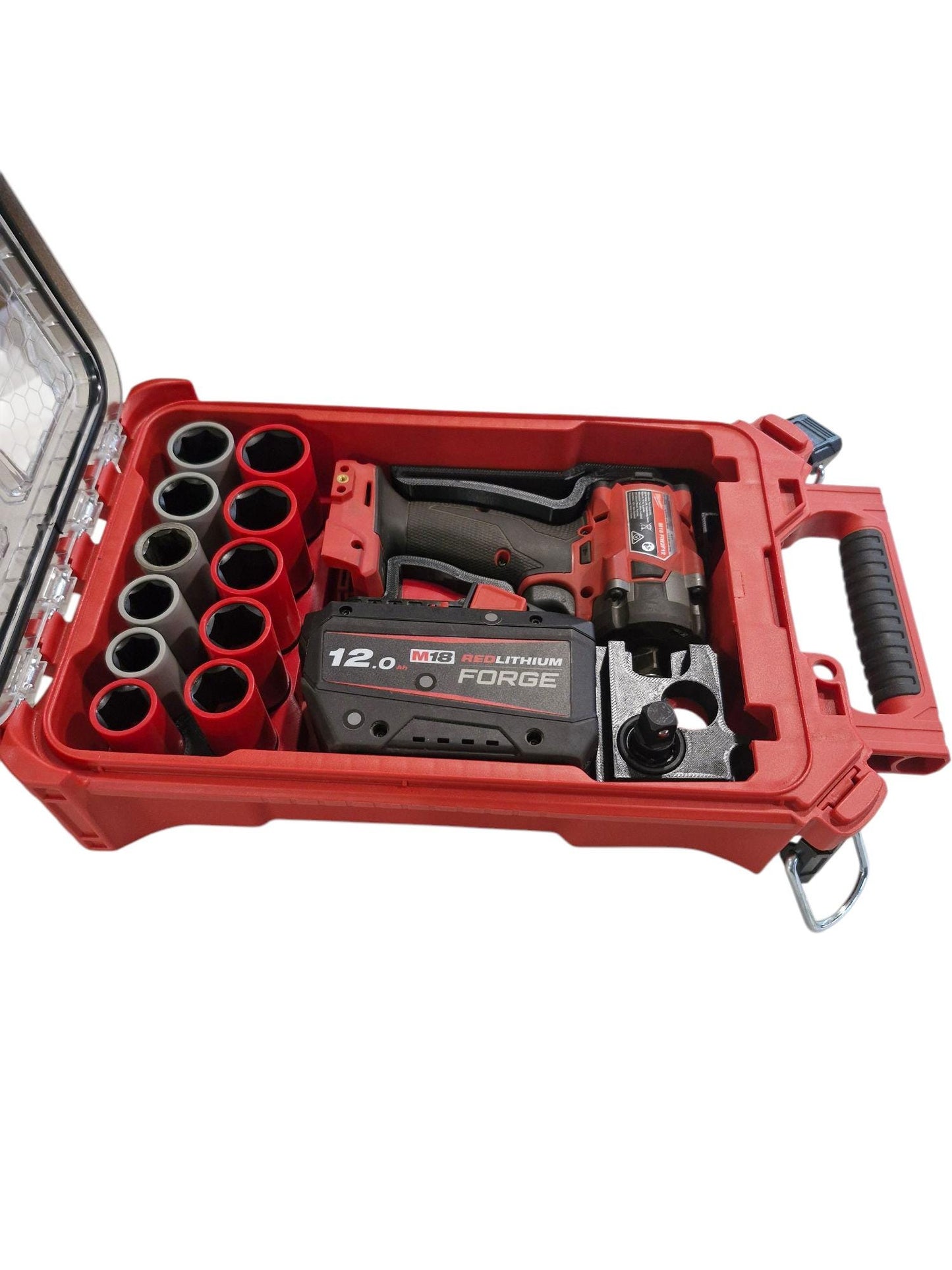 M18 Impact + Lug nut socket Packout Insert, Custom Tool organiser