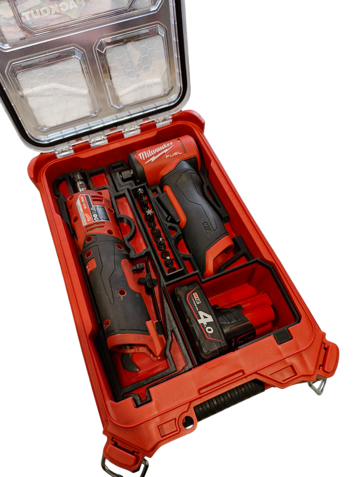 Milwaukee M12 Die Grinder Packout Insert Tool Storage