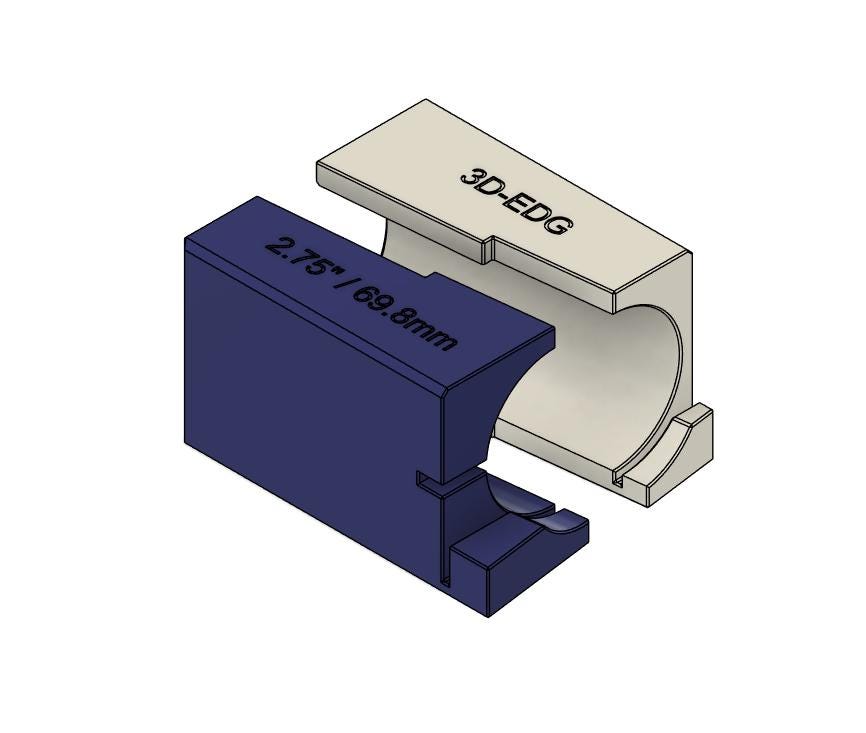 Exhaust/Intake 2 3/4" 69.85mm Pie Cutting Jig (Digital File)
