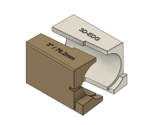 Exhaust/Intake 3" 76.2mm Pie Cutting Jig (Digital File)