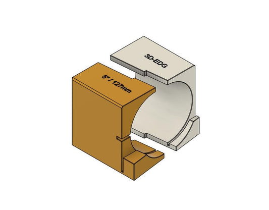 Exhaust/Intake 5" 127mm Pie Cutting Jig (Digital File)