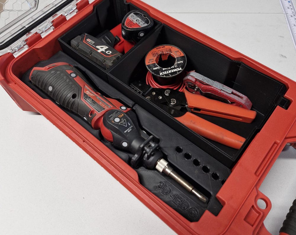 M12 Soldering Iron Insert Milwaukee Packout Insert