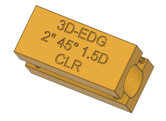 2" Exhaust/intake 45 Degree X Pipe jig (digital file)