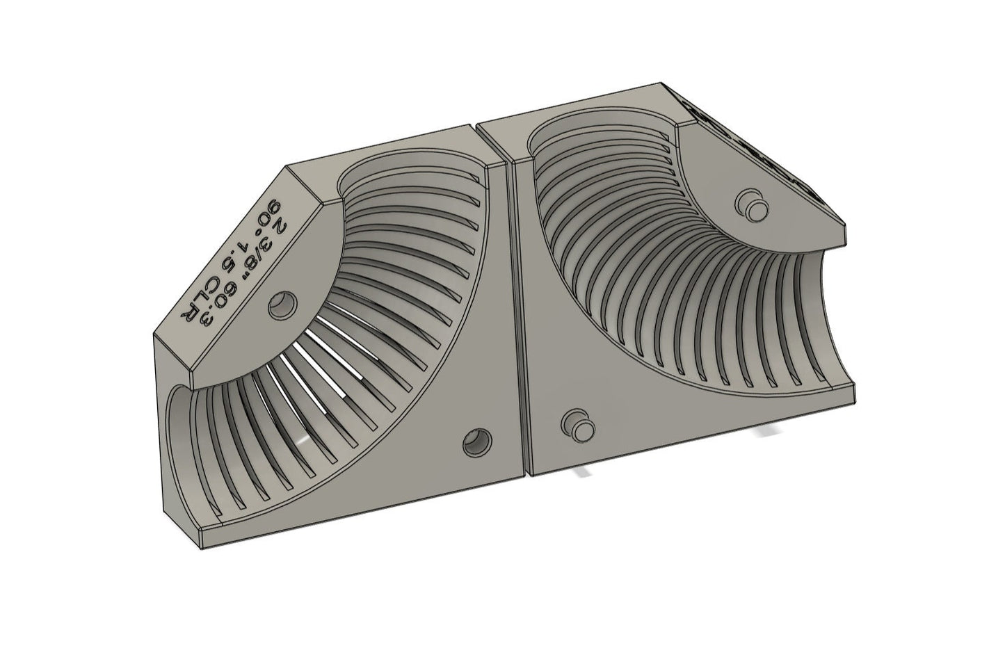 2 3/8" or 60.3mm Mandrel 90 Degree Bend Cut Jig (digital file)