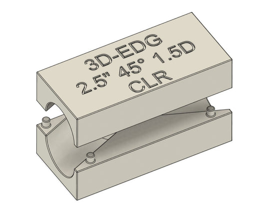 2.5" Exhaust/intake 45 Degree X Pipe jig (digital file)