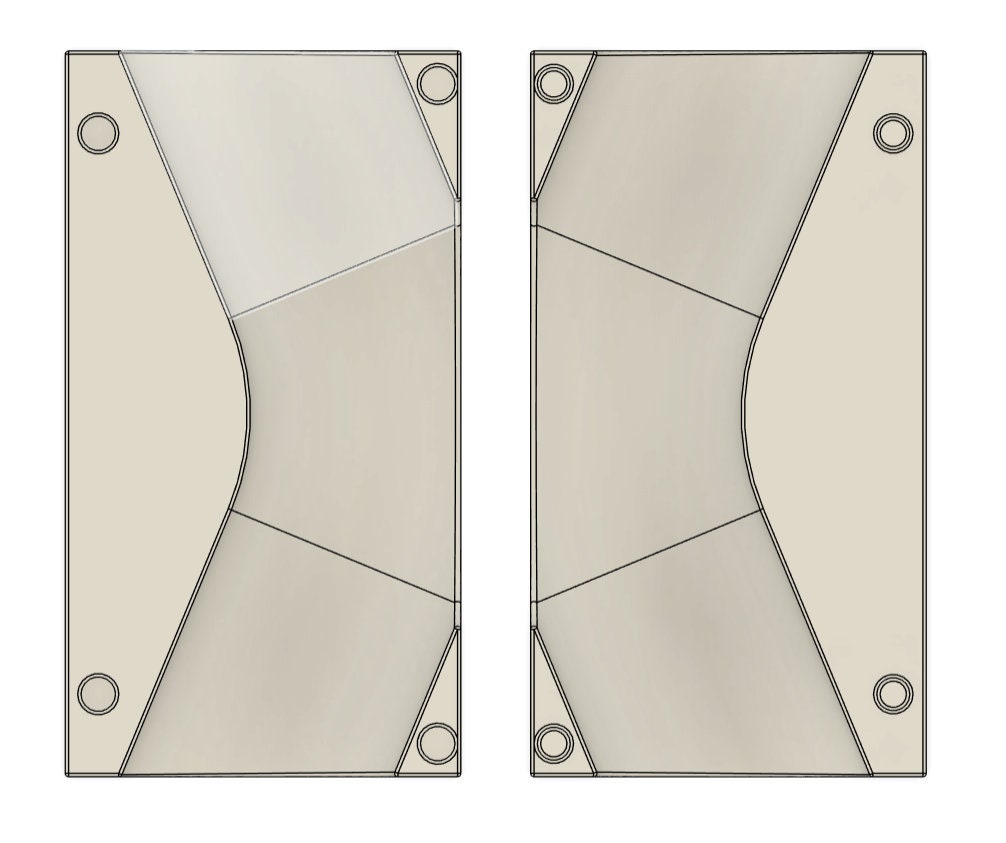 2.5" Exhaust/intake 45 Degree X Pipe jig (digital file)