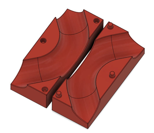 2.25" Exhaust/intake 90 Degree X Pipe jig (digital file)