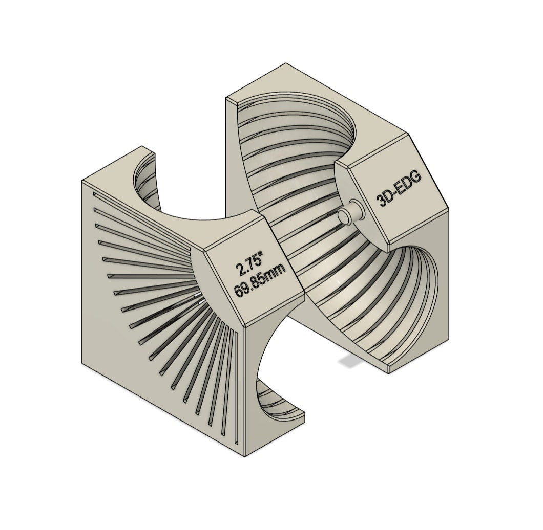 2 3/4" / 69.85mm Mandrel Bend Pipe Cut Jig (digital file)