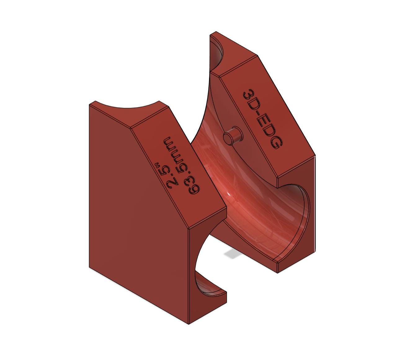 2.5" 63.5mm Y Pipe Jig (Digital file)
