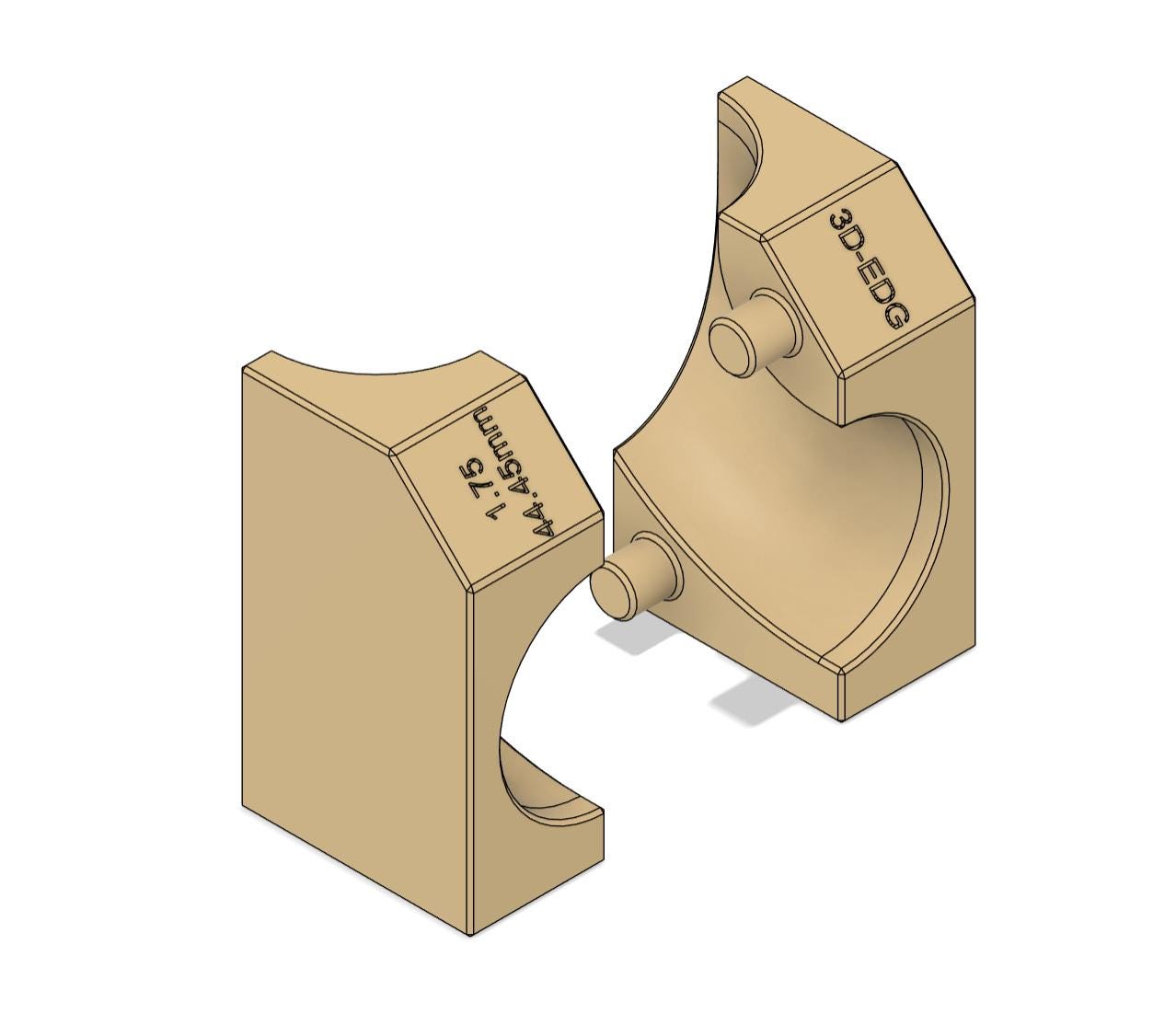 1 3/4" 44.45mm Y Pipe Jig!! (digital file)