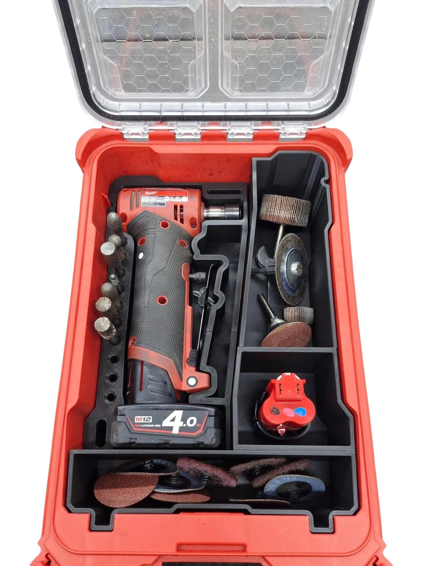 Milwaukee M12 right angle die grinder insert