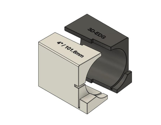 Exhaust/Intake 4" 101.6mm Pie Cutting Jig (digital file)