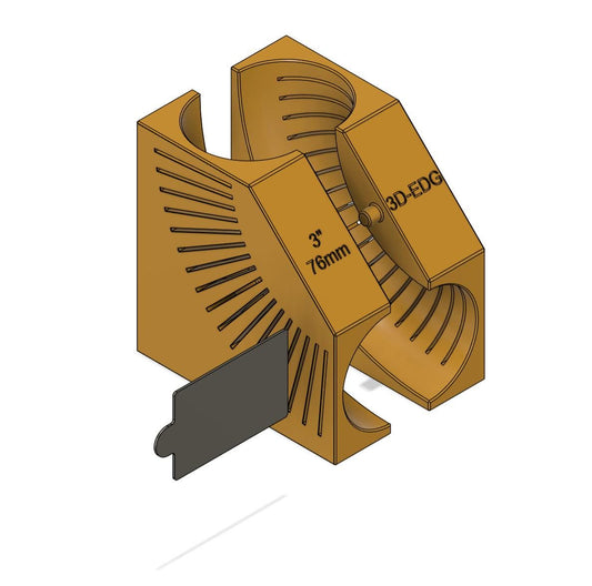 3" / 76.2mm Mandrel Bend Pipe Cut Jig (digital file)