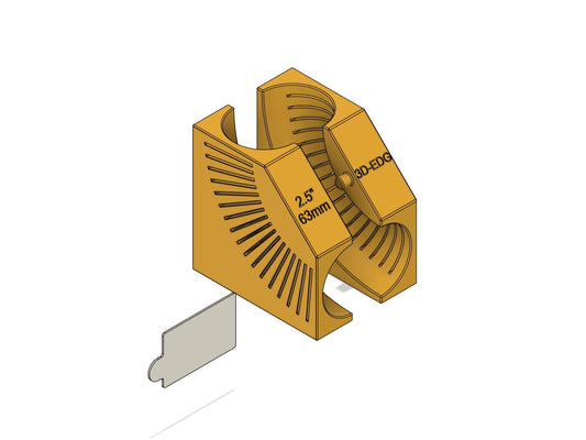 2.5" / 63.5mm Mandrel Bend Pipe Cut Jig (digital file)