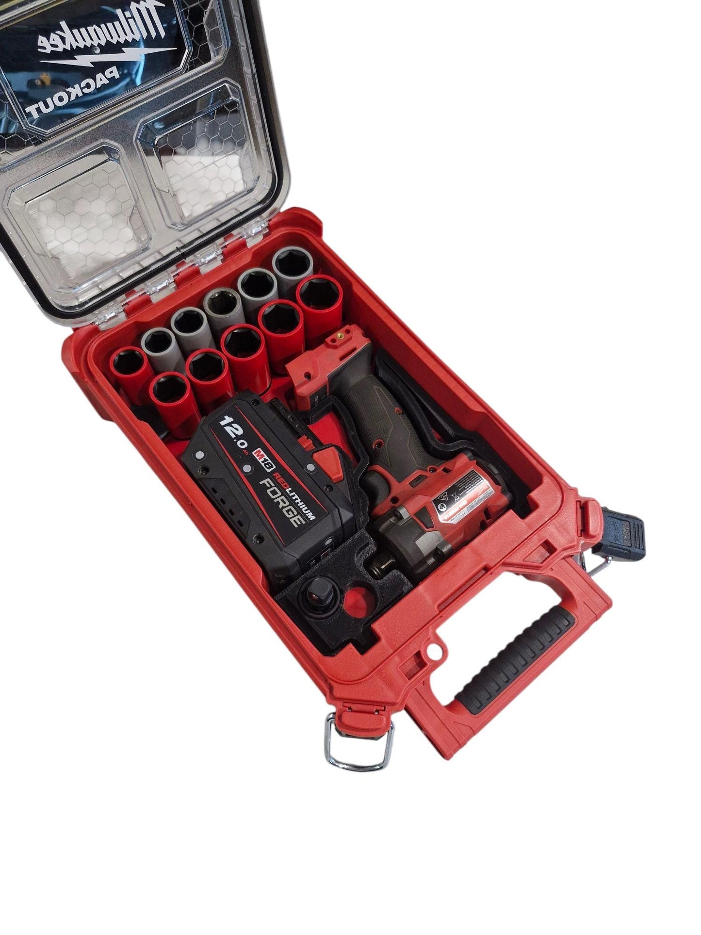 M18 Impact + Lug nut socket Packout Insert, Custom Tool organiser