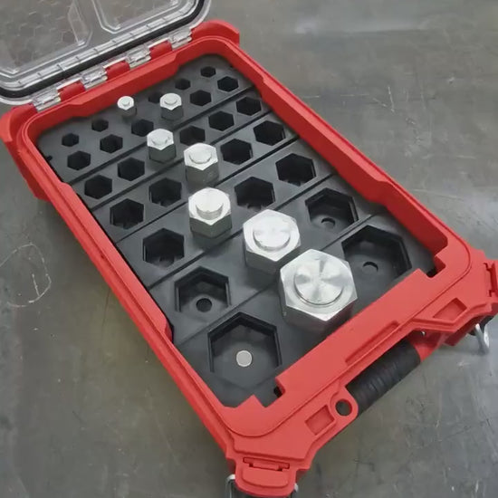Milwaukee packout JIC fitting insert