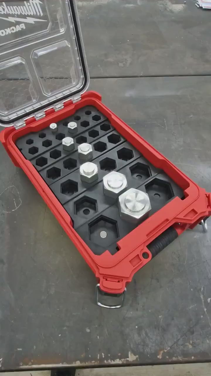 Milwaukee packout JIC fitting insert